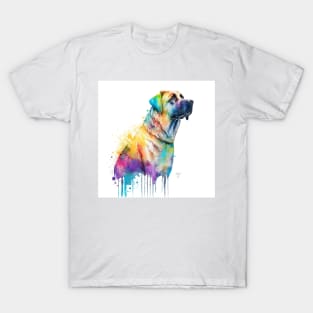 Anatolian Shepherd Dog In Watercolor & Pen T-Shirt